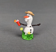 Disney Frozen Olaf Summer Snowman PVC Figurine 2&quot; Cake Topper - £6.25 GBP