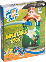 Inflatable Sports Toss Game-Football and Baseball, Multicolor- New - £12.32 GBP