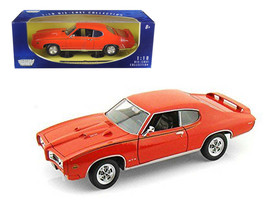 1969 Pontiac GTO Judge Orange 1/18 Diecast Model Car by Motormax - $52.22