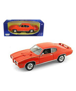 1969 Pontiac GTO Judge Orange 1/18 Diecast Model Car by Motormax - £41.06 GBP