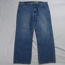 DKNY 40 x 30 Straight Leg Light Wash Denim Jeans - £11.98 GBP