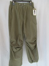 Cisono pants super comfy relaxed fit cargo pants Jr L olive green New - £16.89 GBP