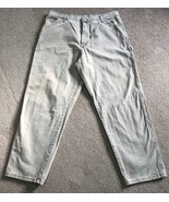 Wrangler Jeans Co Mens Size 40x32 Heavy Duty Khaki Carpenter Pants EUC - £14.75 GBP