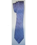 Men&#39;s Geometric Pattern Silk Tie, Purple; Bruno Piatelli - £12.55 GBP