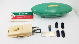 Vintage Singer Buttonholer 2482607 With Attachments and Clamshell Case - £14.03 GBP