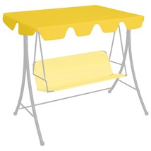 Replacement Canopy for Garden Swing Yellow 150/130x105/70 cm - £18.10 GBP