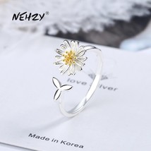 NEHZY 925 Sterling Silver New Women&#39;s Fashion Jewelry High Quality Chrysanthemum - £6.81 GBP