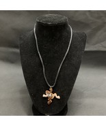 Vintage Cute Frog Pendant Charm Choker Necklace 18” Necklace Surfer Skat... - €8,54 EUR