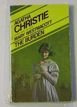 1976 Agatha Christie as Mary Westmacott THE BURDEN Gothic Mystery Vintage Dell - £3.99 GBP