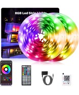 Led Lights For Bedroom 200Ft(2 Rolls Of 100Ft), Rgb Led Lights Strip Syn... - $634.28 MXN