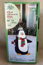 4ft Christmas Holiday LED Airblown Inflatable PENGUIN New - £25.54 GBP
