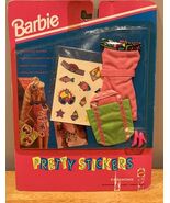 1992 Barbie Pretty Sticker Fashion Pack 4535 Dress Bag Shoes Stickers NRFP - $330.58 MXN