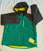 All In Motion Snow Sport Waterproof Coat Green Harmony 3XB Nwt Large Heavy - £54.13 GBP