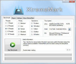 XtremeMark *For Windows* Computer Benchmark Test Software Program - $2.99