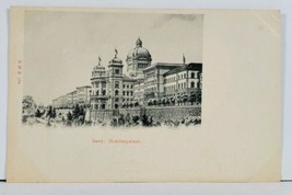 Suisse Bern Bundespalast Palace c1899 Postcard G14 - $8.99