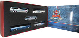 Greyhound Canada Tribute Bus Set  1/87-HO Scale Iconic Replica New  - £147.56 GBP