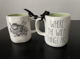 RAE DUNN WHERE THE WILD THINGS ARE MUG DOUBLE SIDED - $34.95