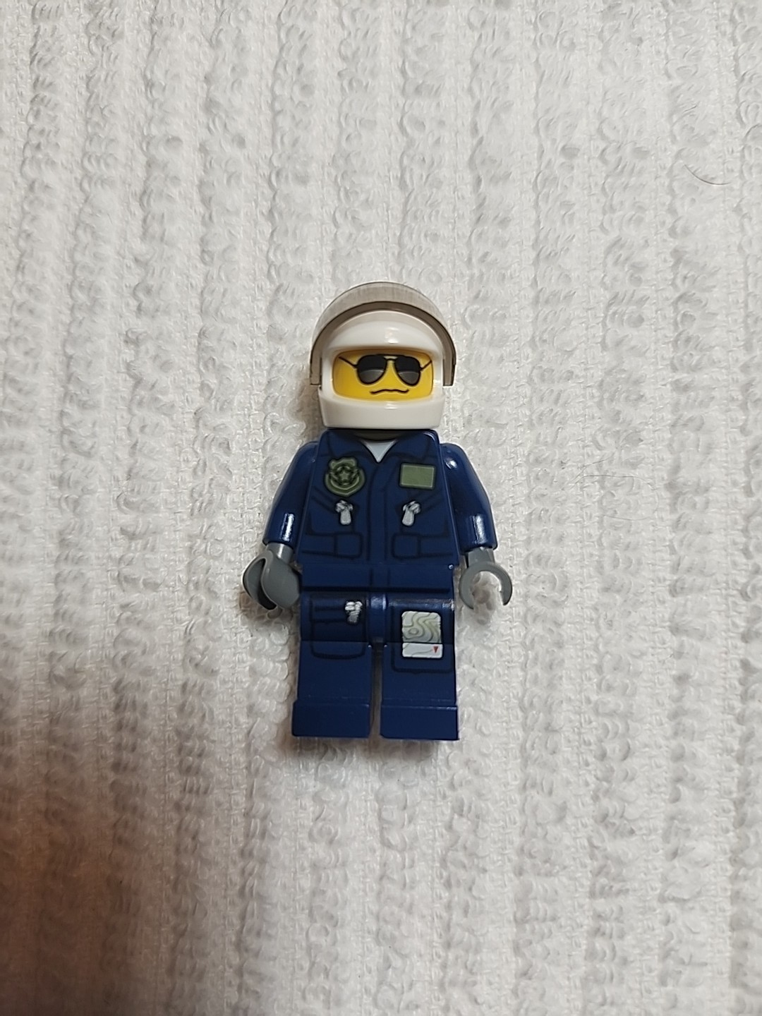 Lego Minifigure Cty0383a Forest Police Helicopter Pilot - $4.95