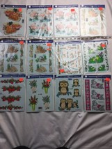 Vtg 1980s 1990s Decoral Handpainted Decal Lot 12 New Old Stock - £18.48 GBP