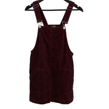 Bershka Burgundy Corduroy Jumper Dress Small - £16.60 GBP