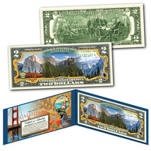 YOSEMITE America the Beautiful PARKS California Official $2 U.S. Bill - $15.95