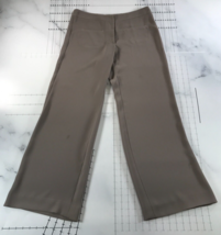 Giorgio Armani Pants Womens 42 Gray Beige Lightweight Straight Leg Pockets - £19.46 GBP