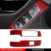 Red   Car Interior Dashd Air Vent Outlet Window Lift Panel Cover Trim Sticker Fo - £75.60 GBP