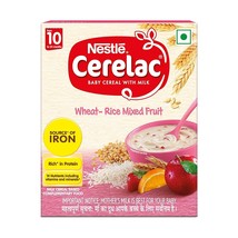 Nestlé Cerelac Baby Cereal with Milk, Wheat-Rice Mixed Fruit from 10 Mth... - £15.79 GBP