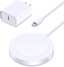 Magnetic iPhone Charger Wireless Mag Safe Charging Pad Compatible 15 Pro Max NEW - £14.41 GBP