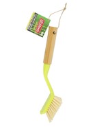 Mr Handy Bamboo Angled Handle Cleaning Brush With Scrapper - $4.95