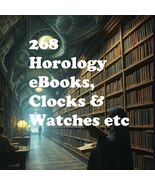 Vintage Horology &amp; Clocks &amp; Watches 268 Books Repair  *download* - $2.50