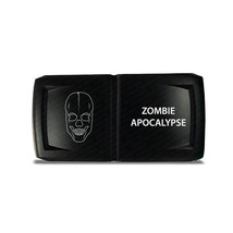 CH4X4 Rocker Switch V2 Zombie Apocalypse Symbol 5 - Horizontal - Blue Led - £13.48 GBP