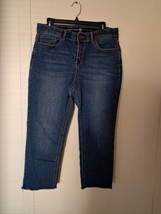 lincoln outfitters womens jeans 14 Raw Hem 32&quot; Waist  23.5&quot; Inseam Style LOW7282 - $10.69