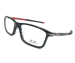 Oakley Eyeglasses Frames Pitchman OX8050-1555 Black Ink Red Full Rim 55-18-140 - $143.54