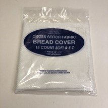 14 Count Soft Cross Stitch Fabric Bread Cloth Ivory 18&quot;x18&quot; MCG Textile - $9.89