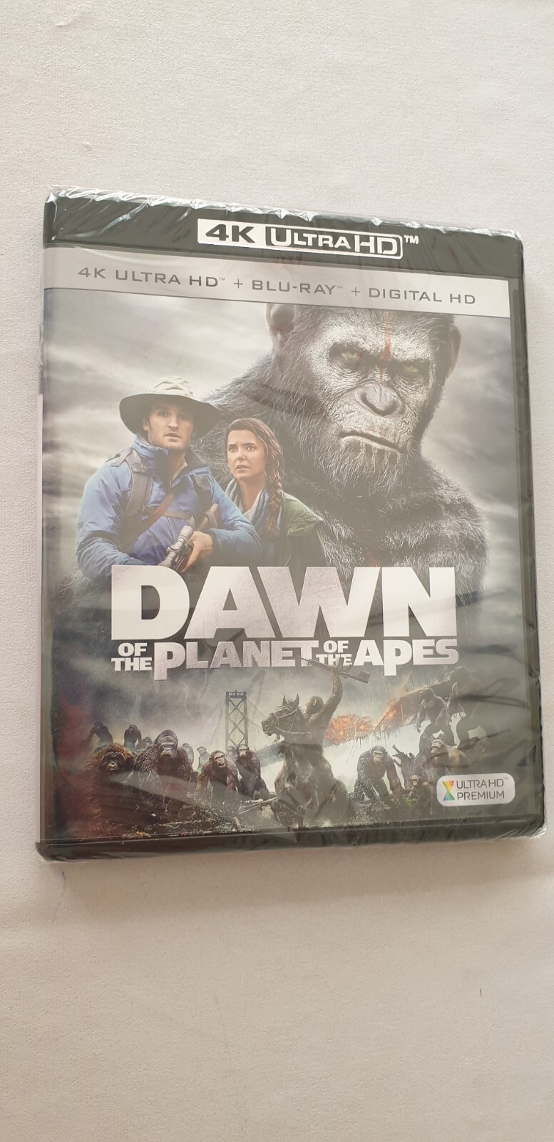 Dawn of The Planet of The Apes 4k Ultra HD + Blu-ray + Digital HD  - $15.99