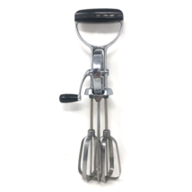Vintage ECKO Best Hand Mixer Manual Stainless Crank Operated Egg Beater USA - £15.68 GBP
