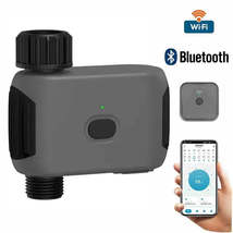 4 AA Batteries Powered Tuya Bluetooth Garden Home Irrigation Watering Timer Wifi - £22.01 GBP