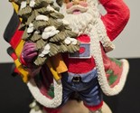 Vintage 7&quot; Ceramic Santa Claus Figurine! - £15.21 GBP