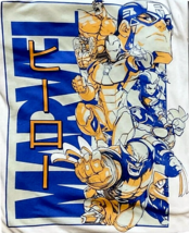 Men's Vintage 90's Marvel Heroes Group  T-shirt White Sz. 3XL Iron Man Wolverine image 4