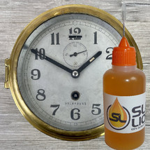Slick Liquid Lube Bearings BEST 100% Synthetic Oil for Vintage Brass Clocks - £7.68 GBP