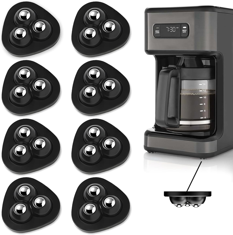 Appliance Slider, 8 Pack Self Adhesive Mini Caster Wheels, Appliance Rollers, 36 Item image 11