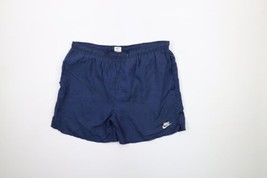 Vintage 90s Nike Mens Medium Distressed Travis Scott Big Swoosh Lined Shorts - £50.76 GBP