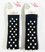 3 Pcs- Scunci Headwraps headbands Black with Ivory Pearls, white &amp; grey Lot Of 2 - £10.14 GBP