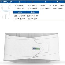 Actimove Lumbar Sacral 10&quot; Support Comfort w/Additional Support Belt (Wh... - €28,95 EUR