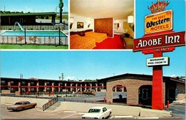 New Mexico Santa Rosa Adobe Inn Swimming Pool I40 US 66 US 54 Vintage Postcard - £7.39 GBP
