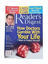 Readers Digest August 2006 How Doctos Gamble With Your Life Nicholas Cage - £4.59 GBP