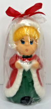 Vintage K-Mart Chrismtas Caroler Candle New in Packaging 5&quot; SKU H668 - £13.58 GBP