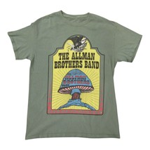 The Allman Brothers Band Hell Yea 2013 T-shirt Olive Rare Size Medium Rock - $27.10