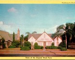 Vtg Postcard Florida St Petersburg FL Ed Gresh Wood Parade Wood Purse UNP - £7.89 GBP